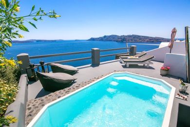 Hidden Gem Villa with Pool with Sea & Caldera View