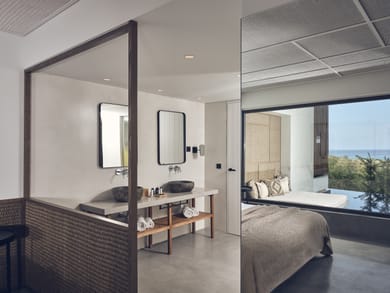 Swim Up Heated Pool Suite