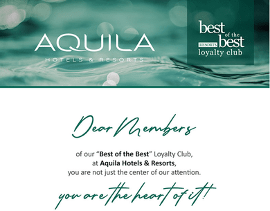 Exclusive “Best of the Best” – loyalty Club Member Rates!