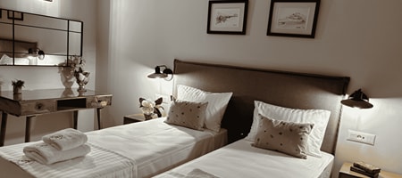 Twin Room with Pool View