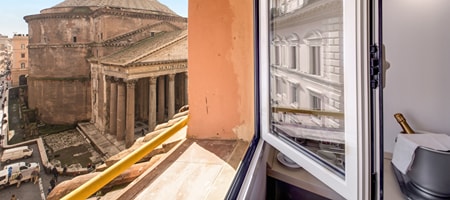 Junior suite with Pantheon view on the 5th floor