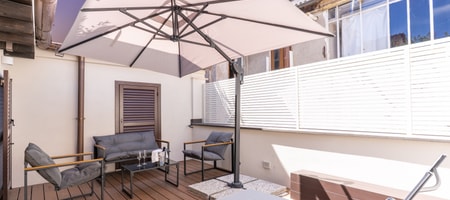 Quadruple Room with Private Terrace – Fifth Floor in the annex