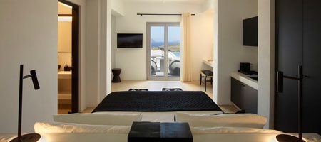 DELUXE SUITE WITH OUTDOOR HEATED JACUZZI & PATIO