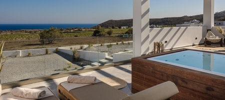 Premium Suite with Outdoor Hot Tub & Sea View