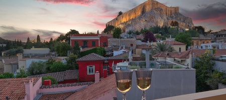 Horizon - Deluxe Penthouse Balcony Acropolis View