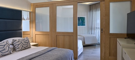 Family Room Sliding Door Swim Up Inland View