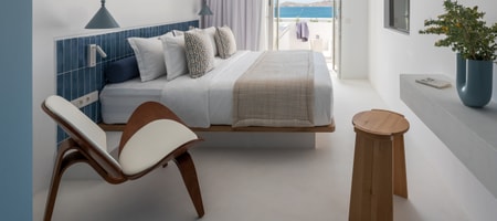 Deluxe Double Room with Outdoor Hot tub and Panoramic Sea View