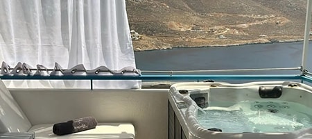 Superior Cycladic Outdoor Jacuzzi