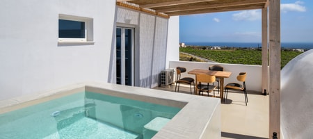 Aelia Suite Sea View with Hot Tub
