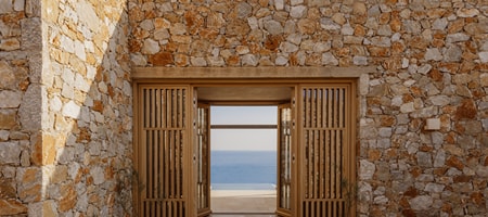 Gundari Resort | Folegandros | Cliff Front Four-Bedroom Villa with Outdoor Private Pool and Sea View