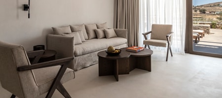 Ela Tinos | Lato 2 Bedroom Suite | Private Pool | Garden View
