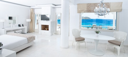 DeLight Boutique Hotel | Mykonos | Grand Suite Sea View with Outdoor Jacuzzi