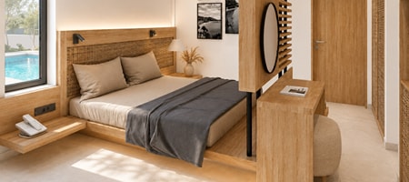 Deluxe Double Room Shared Pool
