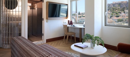 Gaia Suite with Acropolis View