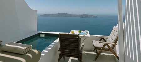 Romantic Suite with Caldera view - Outdoor Hot tub