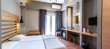 Interior Twin Room - No Balcony - No view