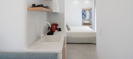 Living Suite with heated Plunge Pool