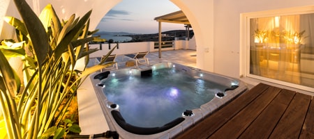Executive Suite with Outdoor Hot Tub Sea View