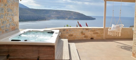Junior Suite Panoramic Sea View & Outdoor Heated Jacuzzi
