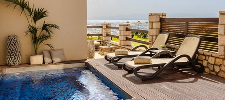 Honeymoon Suite with outdoor jet tub
