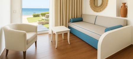Junior Suite Beach Front with own Garden