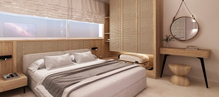 Family Suite with 2 Bedrooms Garden View