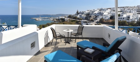 Deluxe Double Room with Spa Bath & Panoramic Sea View