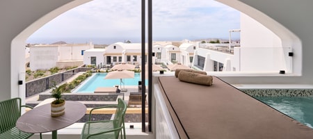 Junior Suite with Hot Tub & Pool View