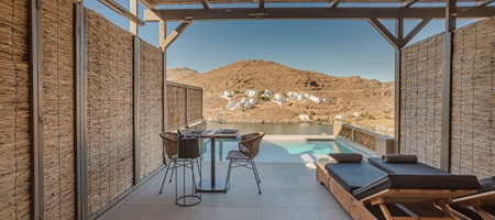 Sunset Double Room Sea View Private Pool