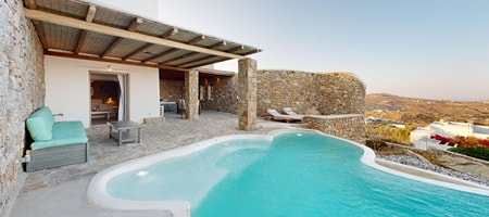 Amalthia Superior Suite – Private Pool & Outdoor Jacuzzi Retreat with sea view