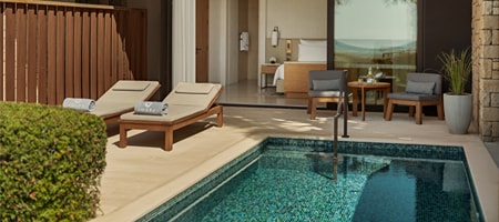 Seafront Cabana with Private Pool