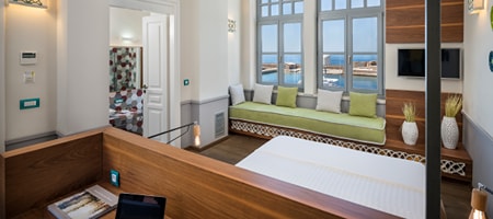 Deluxe Double Room with Front Sea View [Fabric]