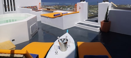 Τwo Bedroom Villa Amerisa with Outdoor Hot Tub & Sea View