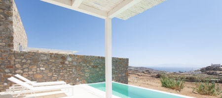 Myconian Suite with Private Pool & Sea View