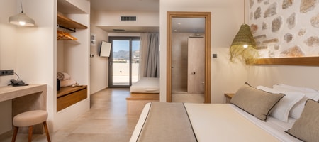 Deluxe Double Room with Side sea view