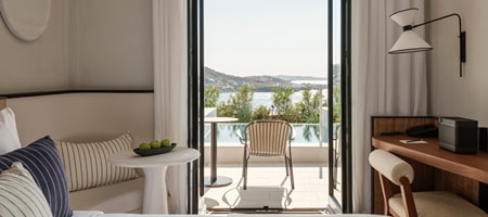 Mykonian Retreat with Sea View and Infinity Pool