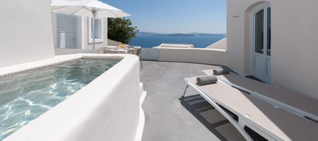 One - Bedroom Villa with Caldera View and Hot Tub