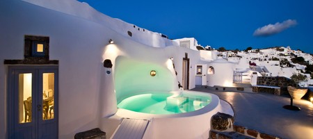 One - Bedroom Villa with Caldera View and Shared Pool - HYDOR