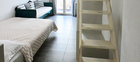 Maisonette with balcony and Pool View