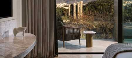 Premium Panorama Suite with Balcony & Temple View