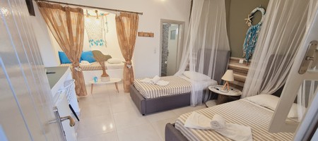 Triple with 3 single beds
