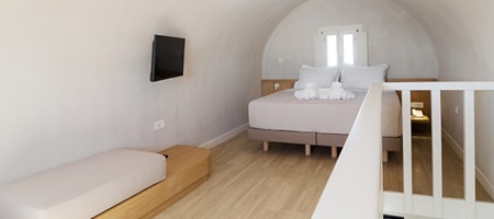 Loft suite with Hot Tub and Caldera View