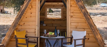 Wooden Hut for 2 people
