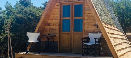 Wooden Hut for 4 people