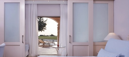 Family Room Sliding Doors Golf & Sea View