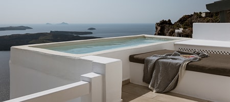 MARE GRAND SUITE - Panoramic Caldera & Volcano Sea View - Private Terrace with Outdoor Plunge Pool
