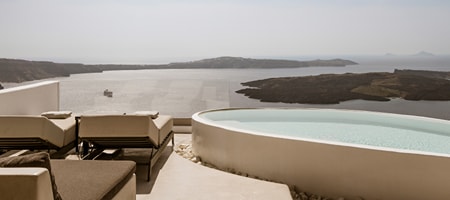 GRAND SUITE - Panoramic Caldera & Volcano Sea View - Private Terrace with Outdoor Plunge Pool