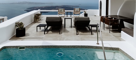 AQUA MARINE SUITE - Panoramic Sea View - Private Terrace and Outdoor Swimming Pool