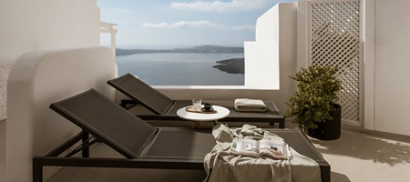 SENIOR SUITE - Caldera & Volcano Sea View - Private Outdoor Tub 