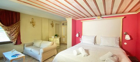 Suite with Fireplace